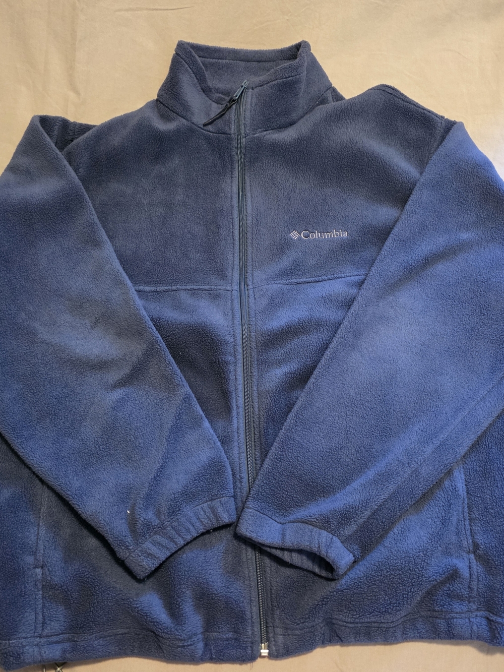 Columbia Men's Navy Full-Zip Performance Fleece Jacket